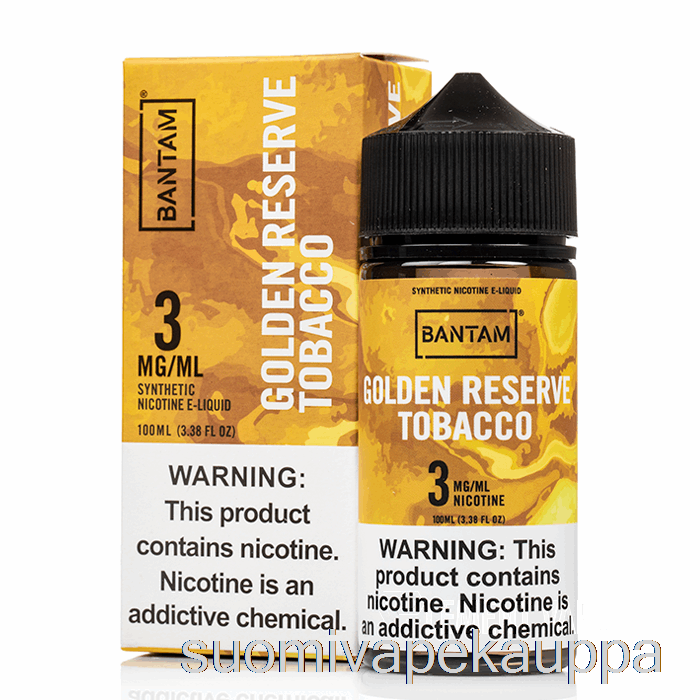 Vape Suomi Golden Reserve Tupakka - Bantam Vape - 100ml 0mg